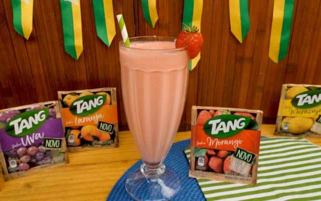 Milk-shake sabor morango