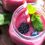 Smoothie de frutas vermelhas