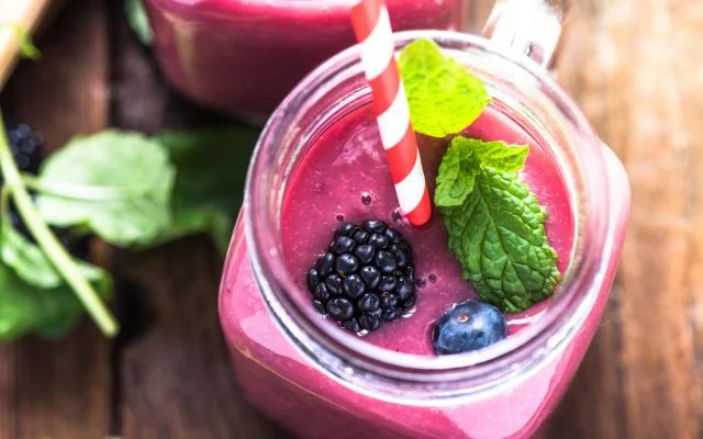 Smoothie de frutas vermelhas